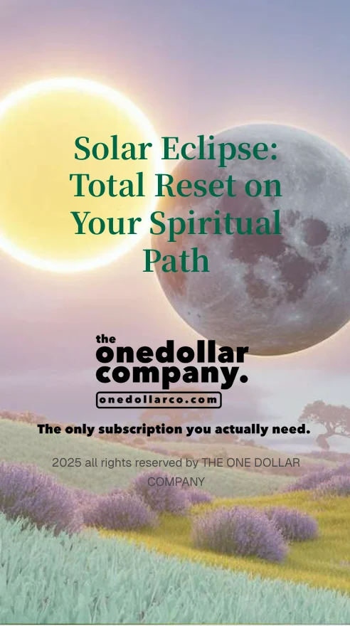 Solar Eclipse Total Reset on Your Spiritual Path