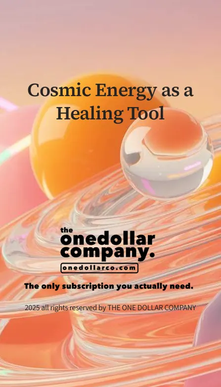 Cosmic Energy as a Healing Tool