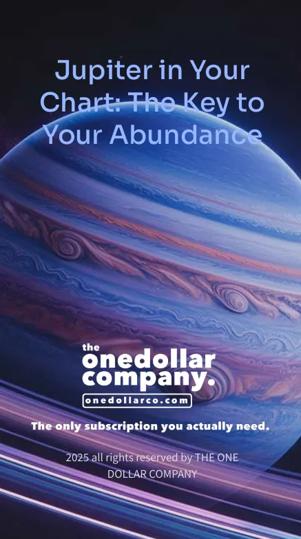 Jupiter in Your Chart The Key to Your Abundance