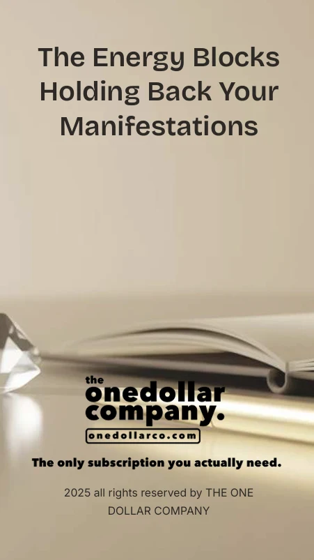 The Energy Blocks Holding Back Your Manifestations