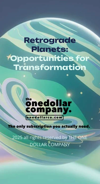 Retrograde Planets Opportunities for Transformation