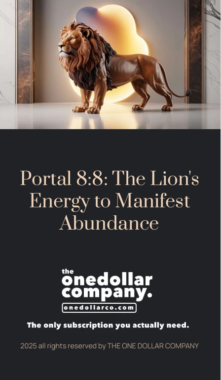 Portal 88 The Lions Energy to Manifest Abundance