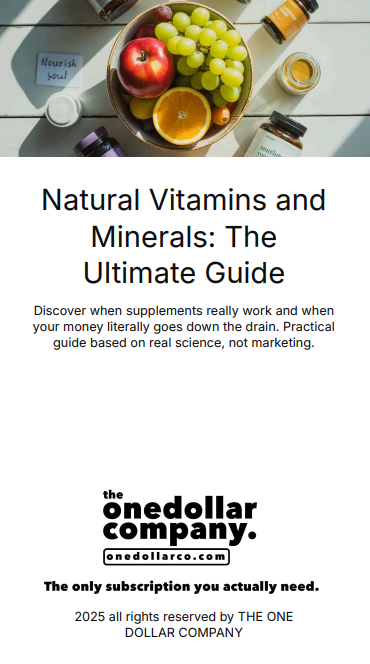 Natural Vitamins And Minerals: The Ultimate Guide