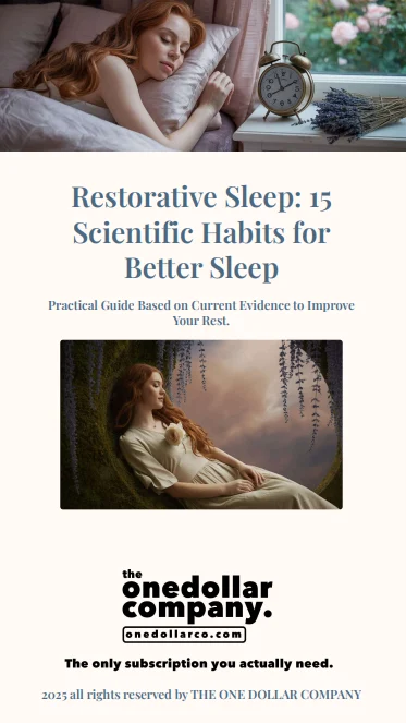 Restorative Sleep: 15 Scientific Habits For Better Sleep