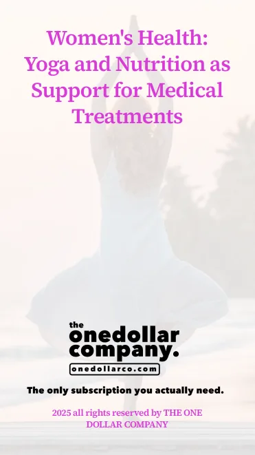 Women’s Health: Yoga And Nutrition As Support For Medical Treatments