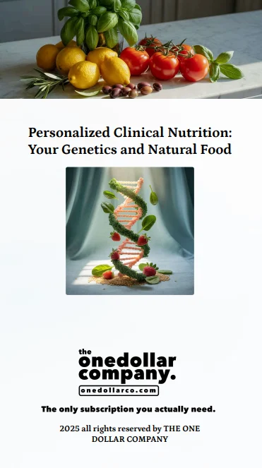 Personalized Clinical Nutrition: Your Genetics And Natural Food