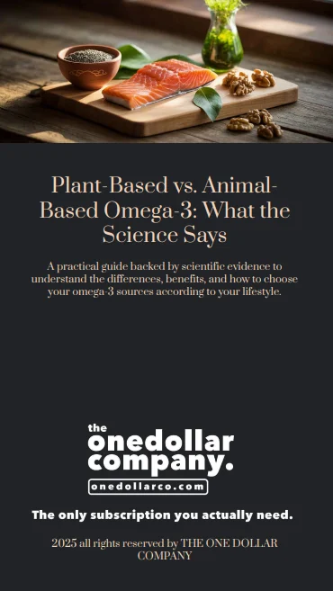 Plant-Based Vs Animal-Based Omega-3: What The Science Says