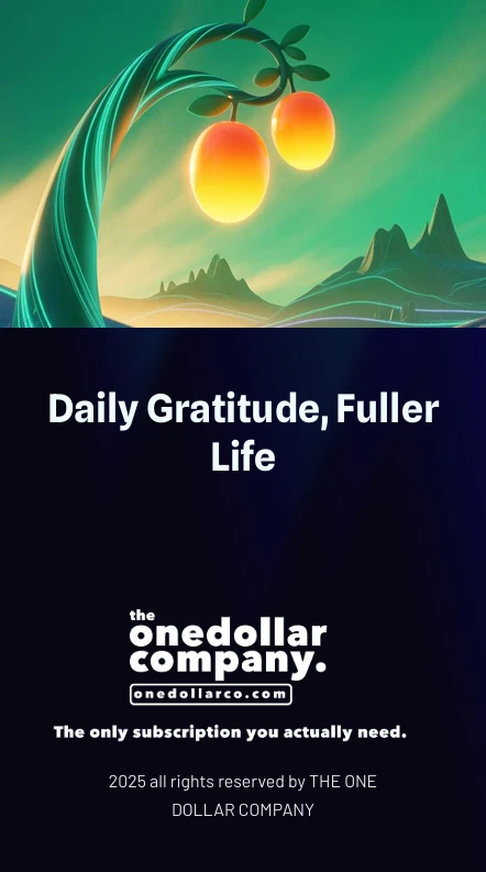 Daily Gratitude Fuller Life