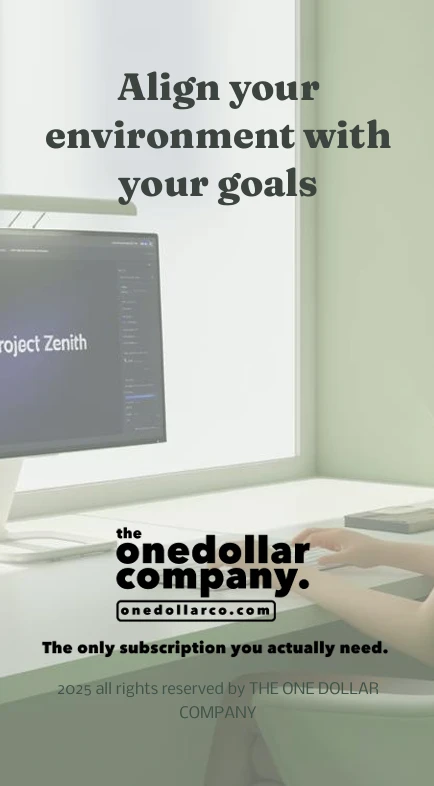 Align your environment with your goals