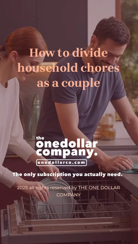 How to divide household chores as a couple