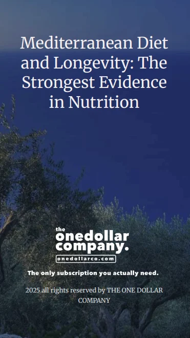 Mediterranean Diet And Longevity: The Strongest Evidence In Nutrition
