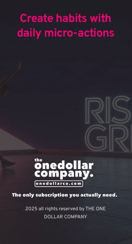 Create habits with daily micro actions