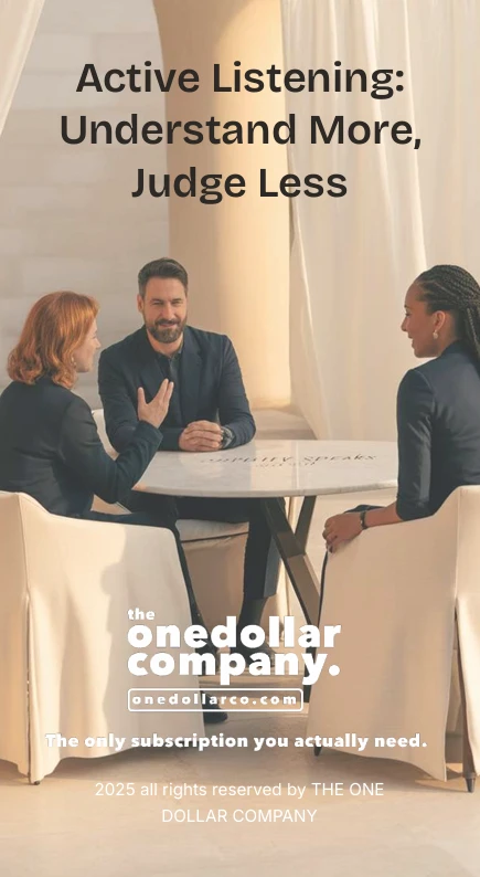 Active Listening Understand More Judge Less