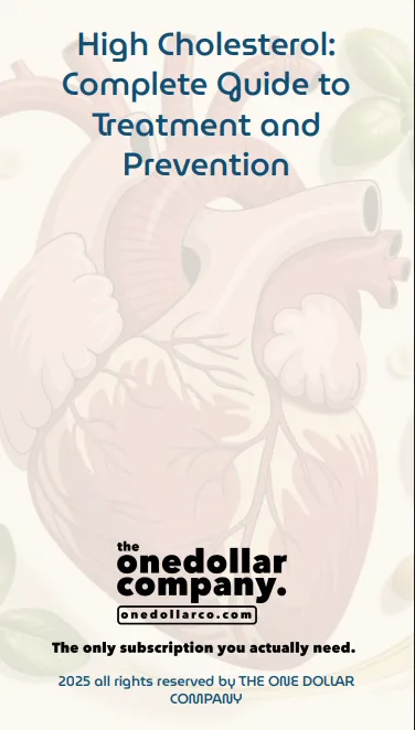 High Cholesterol: Complete Guide To Treatment And Prevention