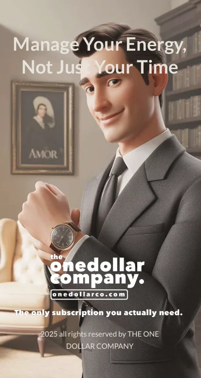 Manage Your Energy Not Just Your Time