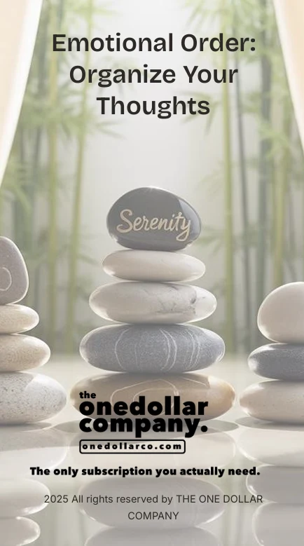 Emotional Order Organize Your Thoughts