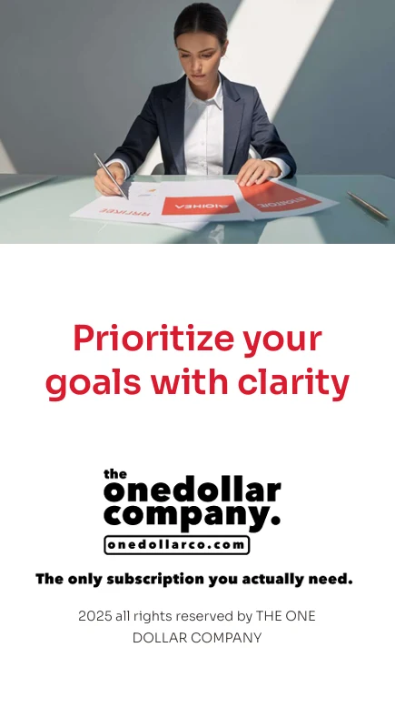 Prioritize your goals with clarity