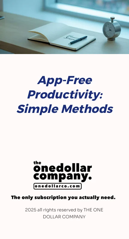 App Free Productivity Simple Methods