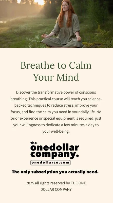 Breathe to Calm Your Mind