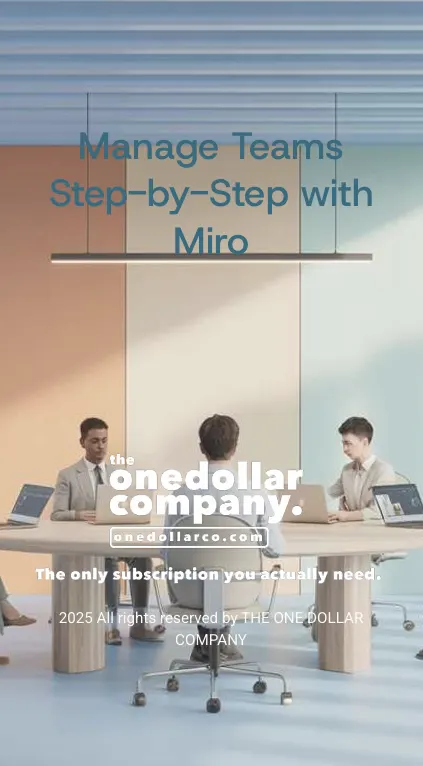 Manage Teams Step by Step with-Miro