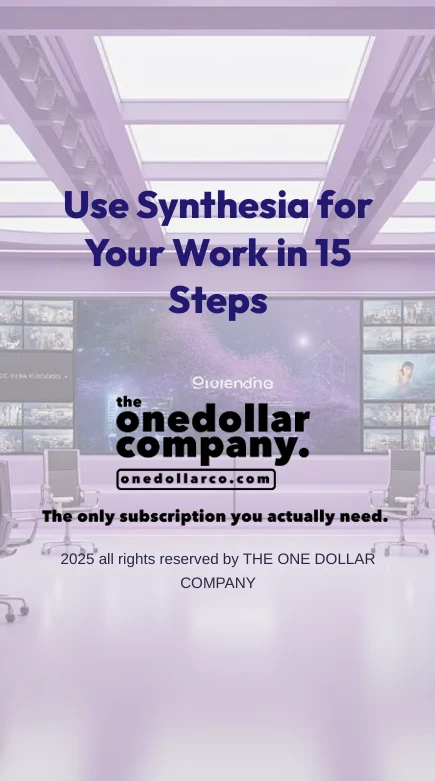 Use Synthesia for Your Work in 15-Steps