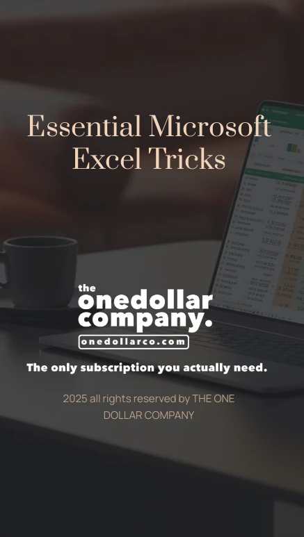 Essential Microsoft Excel Tricks