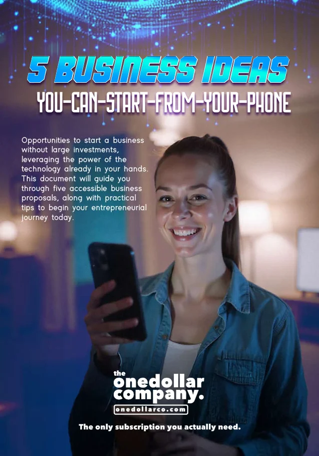 5 Business Ideas You Can Start from Your Phone