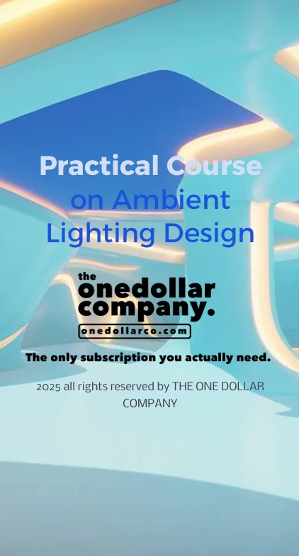 Practical Course on Ambient Lighting Design