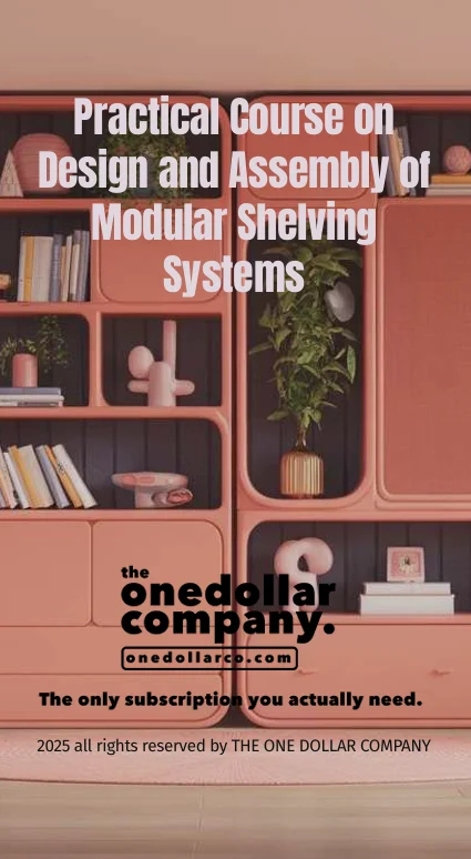 Practical Course on Design and Assembly of Modular Shelving Systems