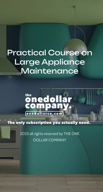 Practical Course on Large Appliance Maintenance