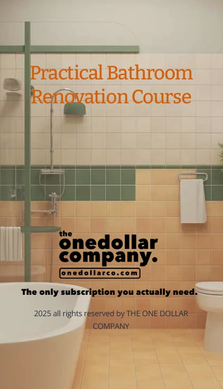 Practical Bathroom Renovation Course