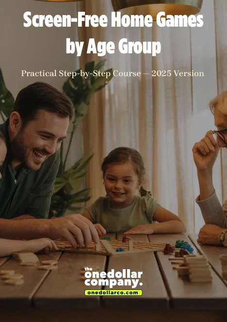 Screen Free Home Games by Age Group