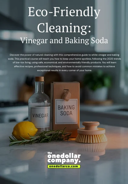 Eco Friendly Cleaning Vinegar and Baking Soda