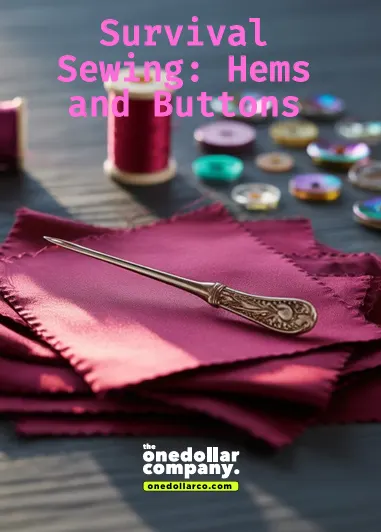 Survival Sewing Hems and Buttons