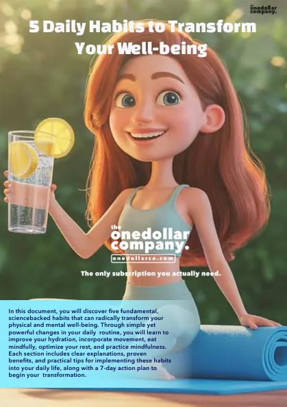 5 Daily Habits to Transform Your Well being