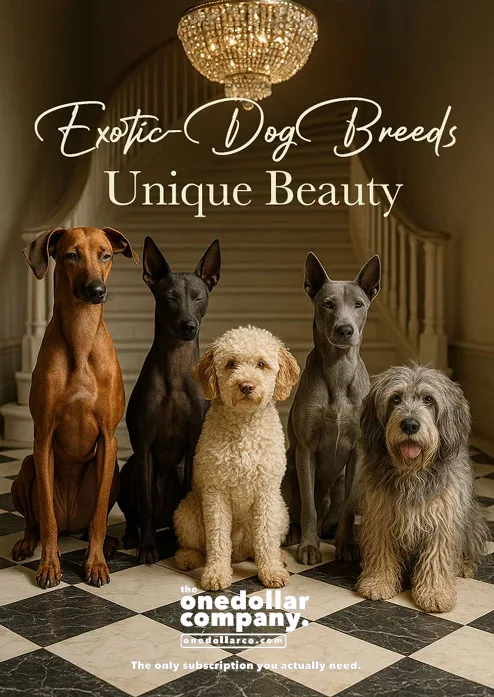 Exotic Dog Breeds Unique Beauty