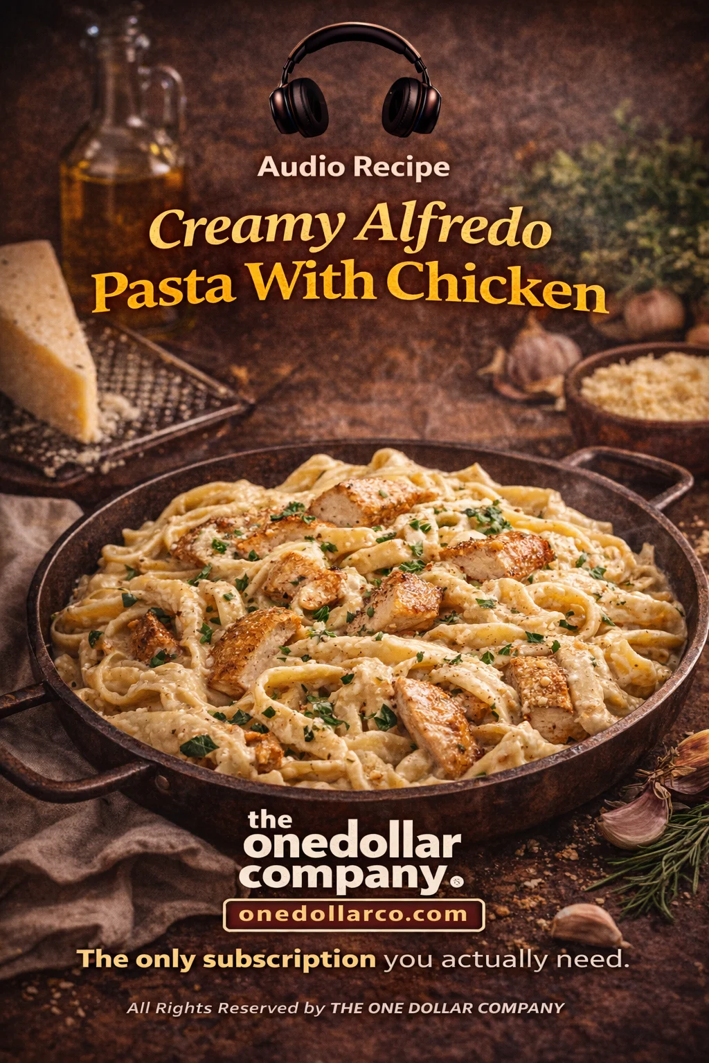 Creamy Alfredo Pasta With Chicken