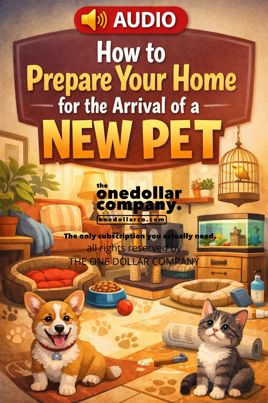 how to prepare your home for the arrival of a new pet