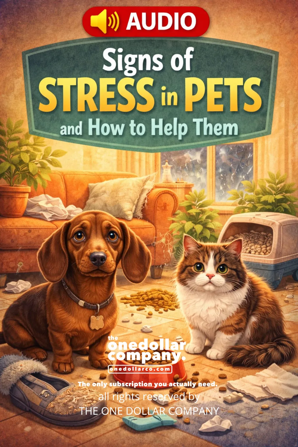 Signs of stress in pets and how to help them