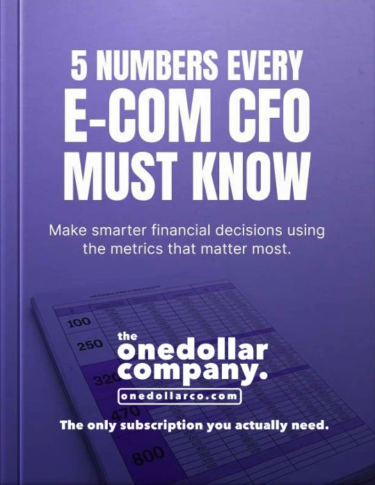 5 Numbers Every E-Commerce CFO Must Know
