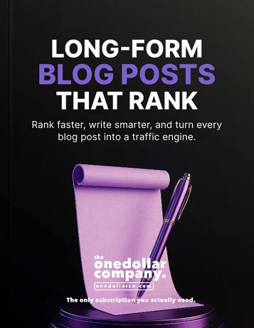 Long Form Blog Posts That Rank