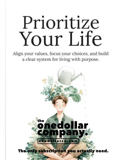 Prioritize Your Life