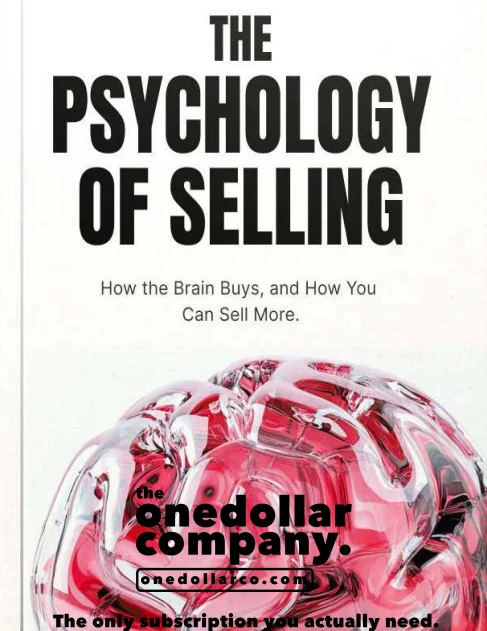 The Psychology of Selling