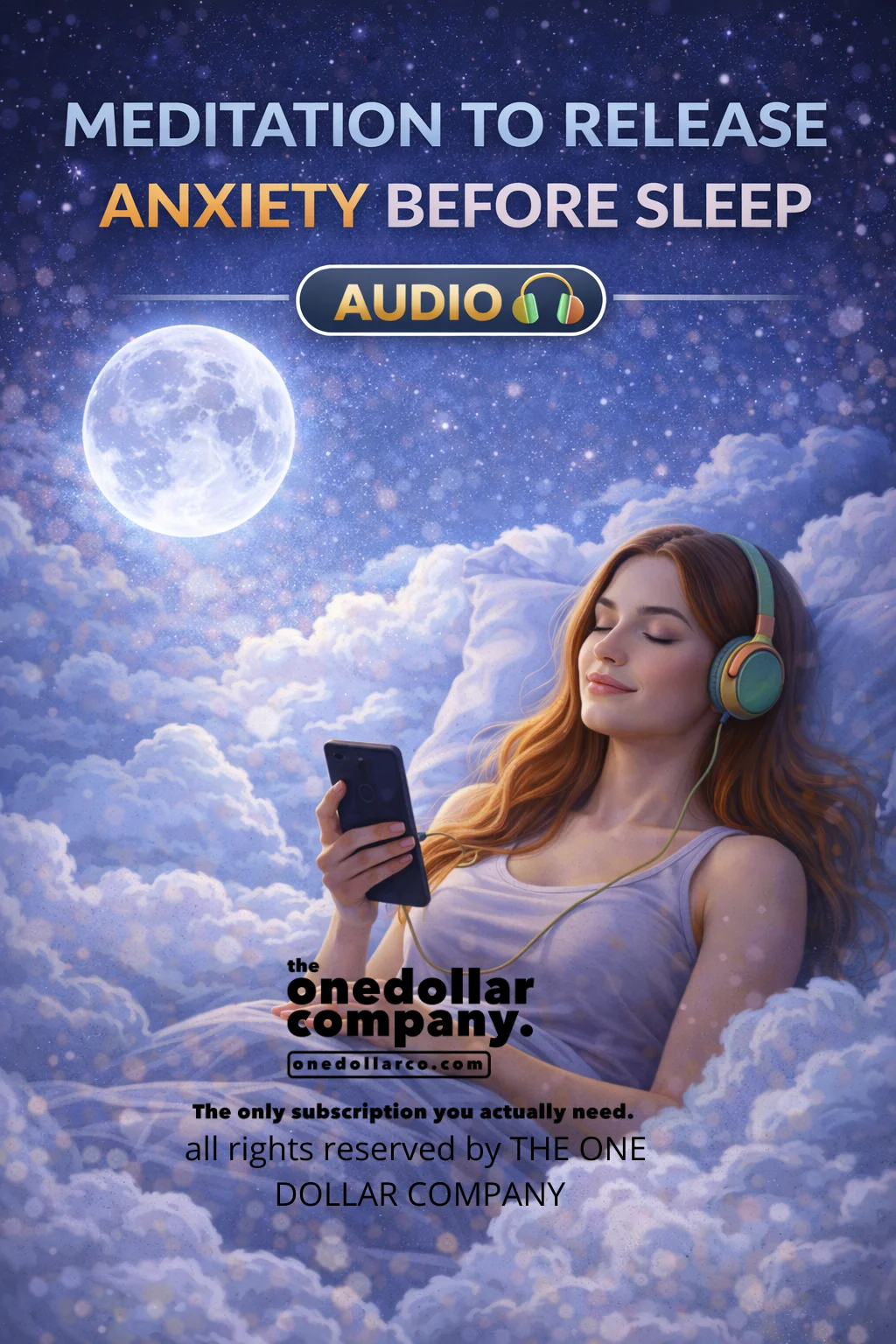 Meditation to release anxiety before sleep