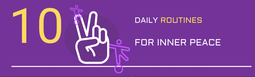Daily routines for inner peace