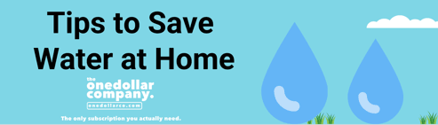 Tips to Save Water at Home