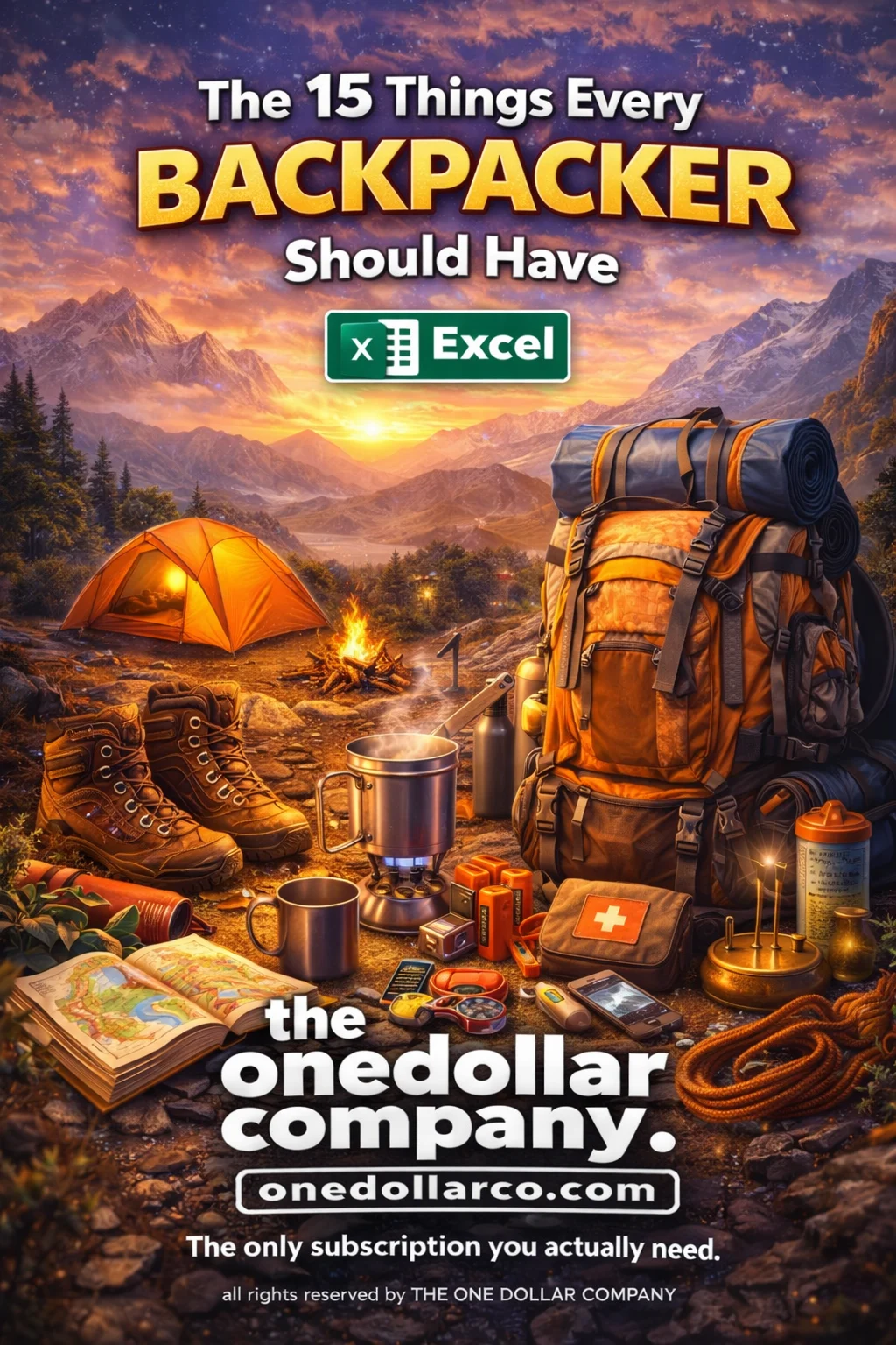 The 15 things every backpacker should have