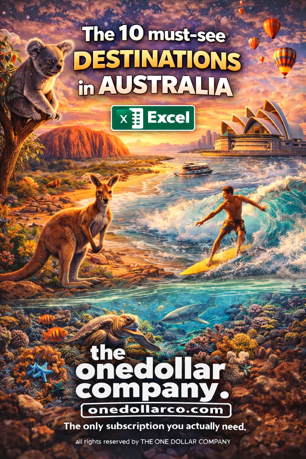 The 10 must-see destinations in Australia