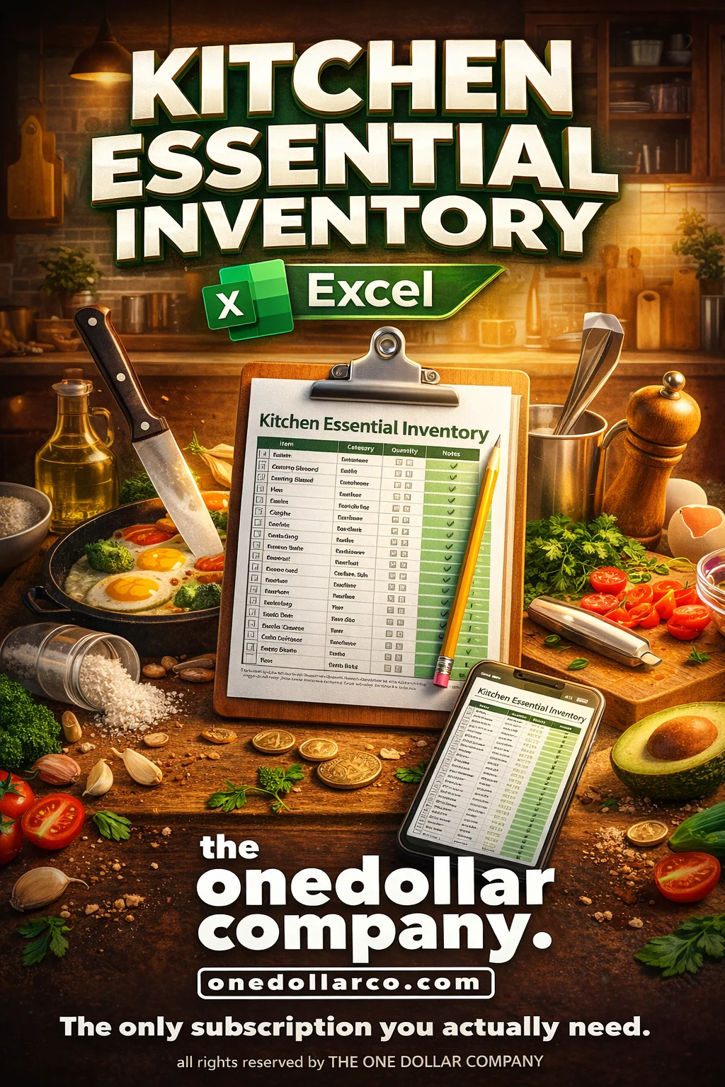 kitchen essential inventory