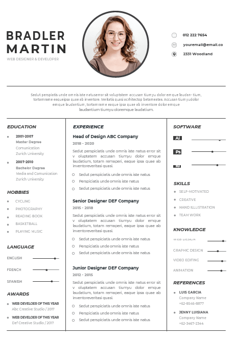 Professional CV Resume-3